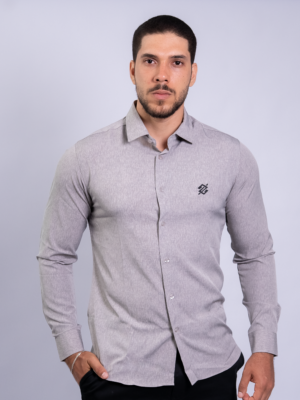 Camisa Social modelagem Slim na cor Ultra Glide