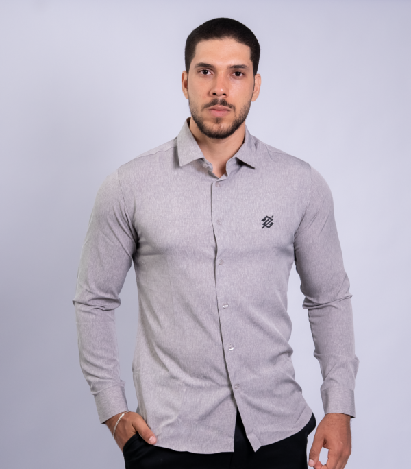 Camisa Social modelagem Slim na cor Ultra Glide