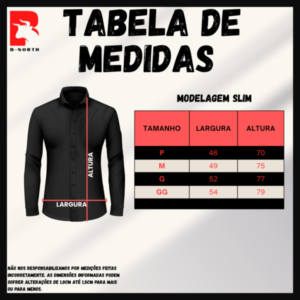 Camisa Social Manga Curta modelagem Slim na cor Black - Imagem 4